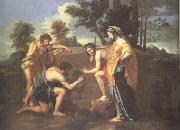 Nicolas Poussin The Arcadian Shepherds (nn03) oil painting
